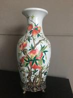 Limoges - Balustervaas - Limoges-porselein in Aziatische