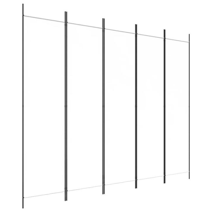 Kamerscherm 250x200 Wit | Retourdeal | 46%, Huis en Inrichting, Woonaccessoires | Kamerschermen, Nieuw, Ophalen of Verzenden