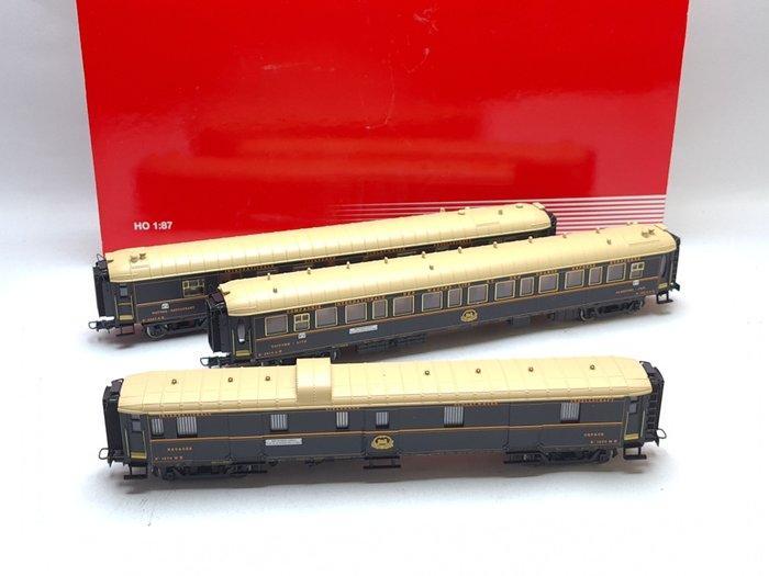 Rivarossi H0 - HR4020 - Modeltrein personenwagonset (3) -, Hobby en Vrije tijd, Modeltreinen | H0