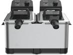 Tefal Double Pro FR3610 -Dubbele frituurpan - 7 L - 3600W -, Verzenden, Zo goed als nieuw