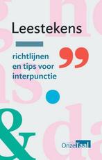 9789081989626 Leestekens | Tweedehands, Verzenden, Zo goed als nieuw, Taaladviesdienst Onze Taal