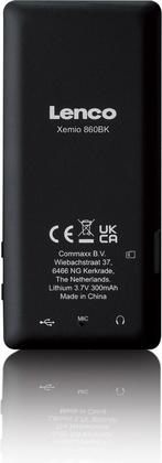 MP3 Speler met Bluetooth - Inc. 8GB SD - Zwart - Lenco - XEM, Verzenden, Zo goed als nieuw