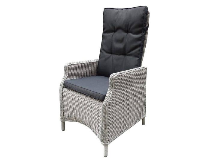 Showroommodel Empoli dining tuinstoel verstelbaar wit grijs, Tuin en Terras, Tuinsets en Loungesets, Nieuw, Ophalen of Verzenden