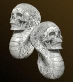 Gesneden figuur, Cobra Skull Sculpture, met de hand gesneden