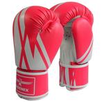 Phoenix bokshandschoenen,PU, roze-wit, Sport en Fitness, Vechtsporten en Zelfverdediging, Nieuw