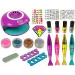 Deluxe nail art salon set nail art pennen, nagellak,, Ophalen of Verzenden, Nieuw