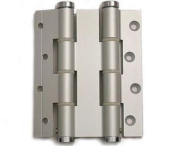 Deurveerscharnier dubbelwerkend 120x30 mm aluminium, Doe-het-zelf en Verbouw, Hang- en Sluitwerk, Nieuw, Ophalen of Verzenden