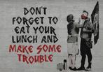 Eat Your Lunch fotobehang Banksy, Verzenden, Banksy