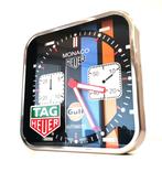 Wandklok - TAG Heuer MONACO - Glas, Aluminium, Metaal -, Antiek en Kunst, Antiek | Klokken