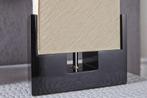 Moderne tafellamp TWILIGHT 25cm zwart beige tafellamp -, Ophalen of Verzenden, Nieuw