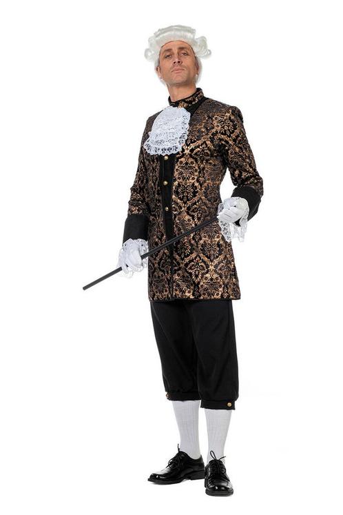 Markies Kostuum Luxe Bruin, Kleding | Heren, Carnavalskleding en Feestkleding, Nieuw, Verzenden