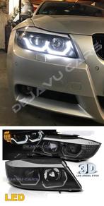 Xenon Look Koplampen met 3D LED Angel Eyes voor BMW 3 Serie, Ophalen of Verzenden