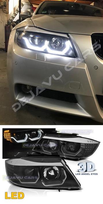 Xenon Look Koplampen met 3D LED Angel Eyes voor BMW 3 Serie beschikbaar voor biedingen