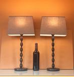 IKEA - Lamp - Ekarp - Metaal, Textiel - Paar tafellampen