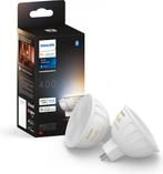 Philips Hue spot - warm-tot koelwit licht - 2 pack - MR16, Ophalen of Verzenden, Nieuw