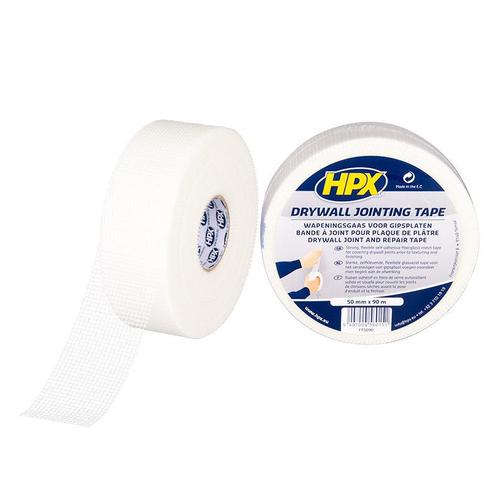 HPX Wapeningsgaas voor Gipsplaten 50mm x 90m, Doe-het-zelf en Verbouw, Verf, Beits en Lak, Nieuw, Ophalen of Verzenden