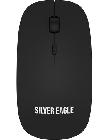 Silver Eagle Draadloze Muis incl Usb c Adapter beschikbaar voor biedingen