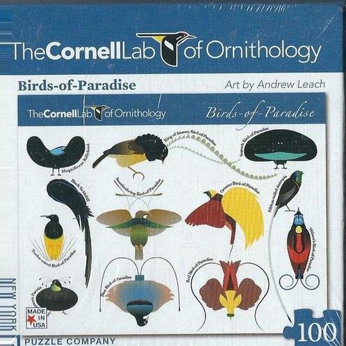 Birds-of-Paradise mini puzzel - 100 stukjes, Hobby en Vrije tijd, Denksport en Puzzels, Verzenden