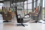 Relaxfauteuil De Toekomst Twice TW-217 leer 3 motoren+accu, Huis en Inrichting, Fauteuils, Ophalen of Verzenden, Nieuw, Leer, Made in Holland