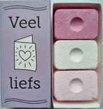 SOAP & GIFTS VEEL LIEFS BAD BRUISBLOKJES DOOSJE 3 X 10 GRAM, Verzenden, Nieuw