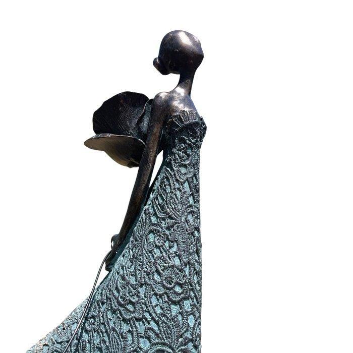 sculptuur, Poppy Lady - 51.5 cm - Composiet, Metaal, Antiek en Kunst, Curiosa en Brocante