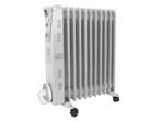 Oliebadradiator - 2500 W - 11 ribben - Perel, Doe-het-zelf en Verbouw, Verwarming en Radiatoren, Nieuw, Verzenden