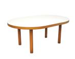 Midcentury Modern, Huis en Inrichting, Tafels | Eettafels, Gebruikt, 100 tot 150 cm, 150 tot 200 cm, Eikenhout