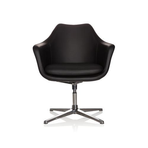 Loungestoel | Kunstleder | Zwart | Artemia, Huis en Inrichting, Bureaus, Nieuw, Verzenden