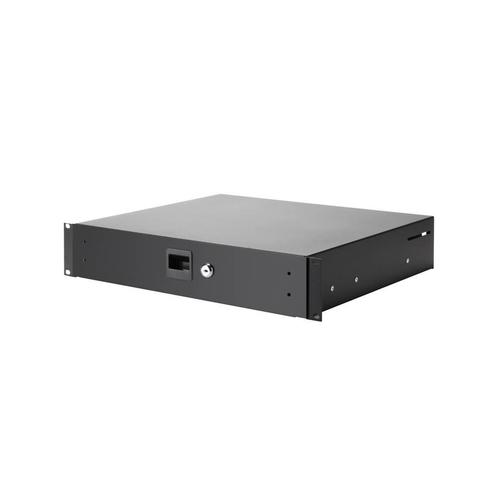 Adam Hall 19 inch racklade 2 HE aluminium met slot, Muziek en Instrumenten, Behuizingen en Koffers, Nieuw, Ophalen of Verzenden