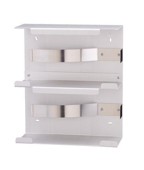 Handschoen dispenser - duo - aluminium - 8485, Zakelijke goederen, Horeca | Overige, Verzenden