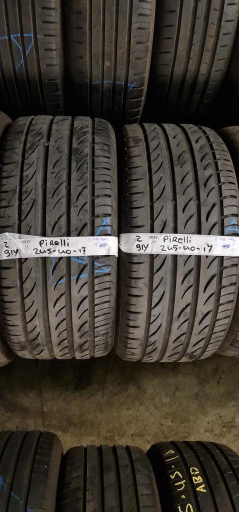 2x 245-40-17 Pirelli Zomer 5mm €35 Per Band 245 40 17, Auto-onderdelen, Banden en Velgen, 17 inch, Zomerbanden, 245 mm, Personenwagen