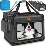 Reisbench hond - Draagtas hond - Transportbox - 83x58x58 cm-, Dieren en Toebehoren, Verzenden, Zo goed als nieuw