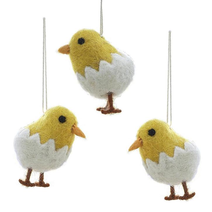Paaskuikens Hangdecoratie 3st, Hobby en Vrije tijd, Feestartikelen, Nieuw, Verzenden