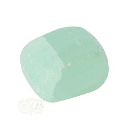 Pistache Calciet Trommelsteen Nr 15 - 43 gram, Sieraden, Tassen en Uiterlijk, Edelstenen, Nieuw, Verzenden