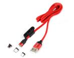 USB oplaadkabel - USB-C/Lightning/Micro USB - 1 meter, Muziek en Instrumenten, Kabels en Stekkers, Nieuw, Ophalen of Verzenden