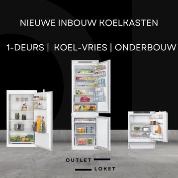 Nieuwe inbouw koelkasten vanaf €375 incl 2 jaar garantie beschikbaar voor biedingen