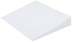 Zaffiro Wit Jersey Klein Hellend Vlak Kussen 40 x 37 x 7 cm, Verzenden, Nieuw