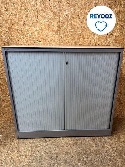 Ahrend roldeurkast - 110x120x45cm - zilvergrijs, Zakelijke goederen, Kantoor en Winkelinrichting | Kantoormeubilair en Inrichting