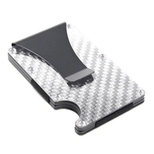 Aluminium Carbon Fiber Wallet - Portemonnee Portefeuille, Sieraden, Tassen en Uiterlijk, Portemonnees, Nieuw, Verzenden