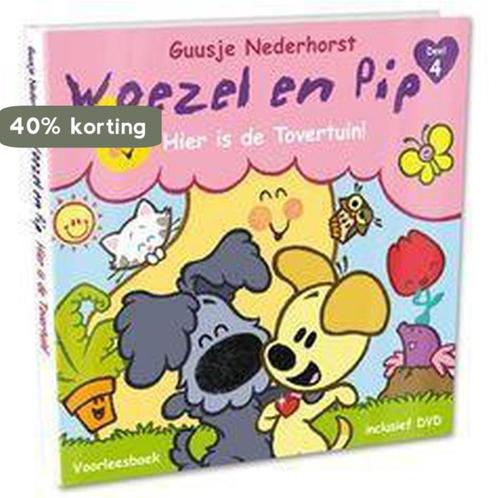 Hier is de Tovertuin / Woezel & Pip / 4 9789079738021, Boeken, Kinderboeken | Baby's en Peuters, Gelezen, Verzenden