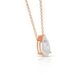 Ketting met hanger - 18 karaat Roségoud - 4.01ct. tw.