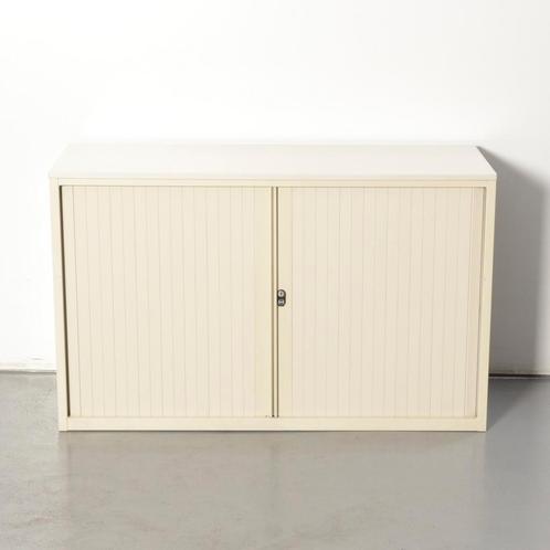 Drentea roldeurkast, creme, 75 x 120 cm, incl. 1 legbord, Huis en Inrichting, Kasten | Roldeurkasten en Archiefkasten, Ophalen of Verzenden