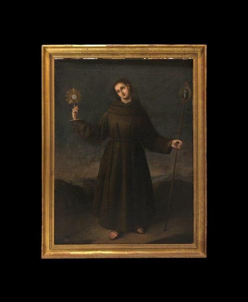 École Espagnole (c. 1650) - Johannes Duns Scotus, Antiek en Kunst, Kunst | Schilderijen | Klassiek