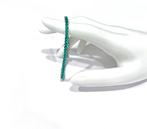 Zonder Minimumprijs - Tennis armband Zilver Smaragd, Sieraden, Tassen en Uiterlijk, Antieke sieraden