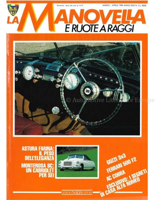 1989 LA MANOVELLA E RUOTE A RAGGI ITALIAANS 2, Boeken, Auto's | Folders en Tijdschriften