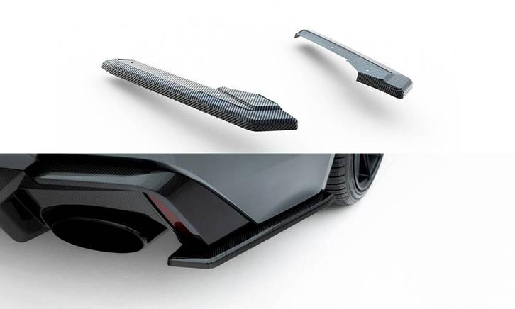 Carbon Fiber Achterzij Spoilers Audi RS6 C8 Maxton Glanzend, Auto-onderdelen, Overige Auto-onderdelen, Ophalen of Verzenden