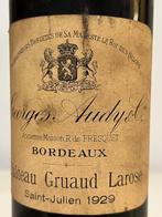 1929 Château Gruaud Larose (bottled by Georges Audy et Cie), Nieuw