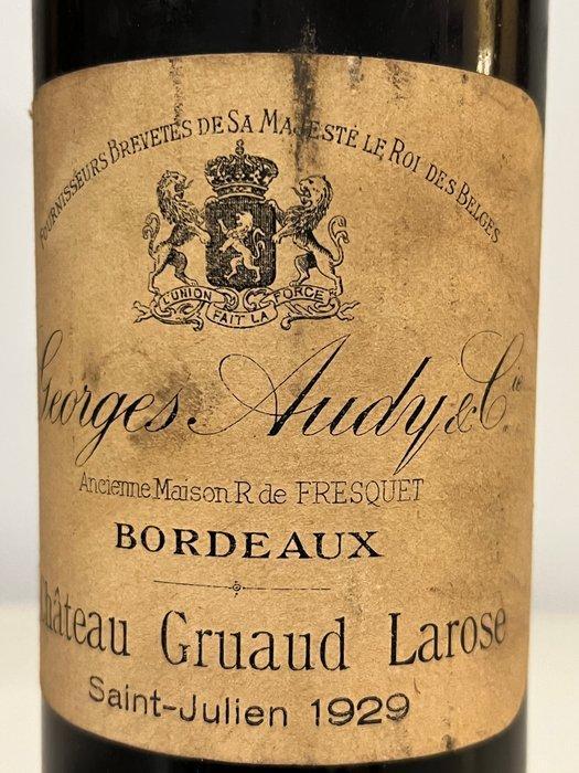 1929 Château Gruaud Larose (bottled by Georges Audy et Cie), Verzamelen, Wijnen