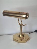 Bankierslamp - notarislamp - Bureaulamp - Messing, Antiek en Kunst