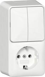 Gira Opbouw Combinatieschakelaar Stopcontact 16A 250V, Verzenden, Nieuw, Overige typen